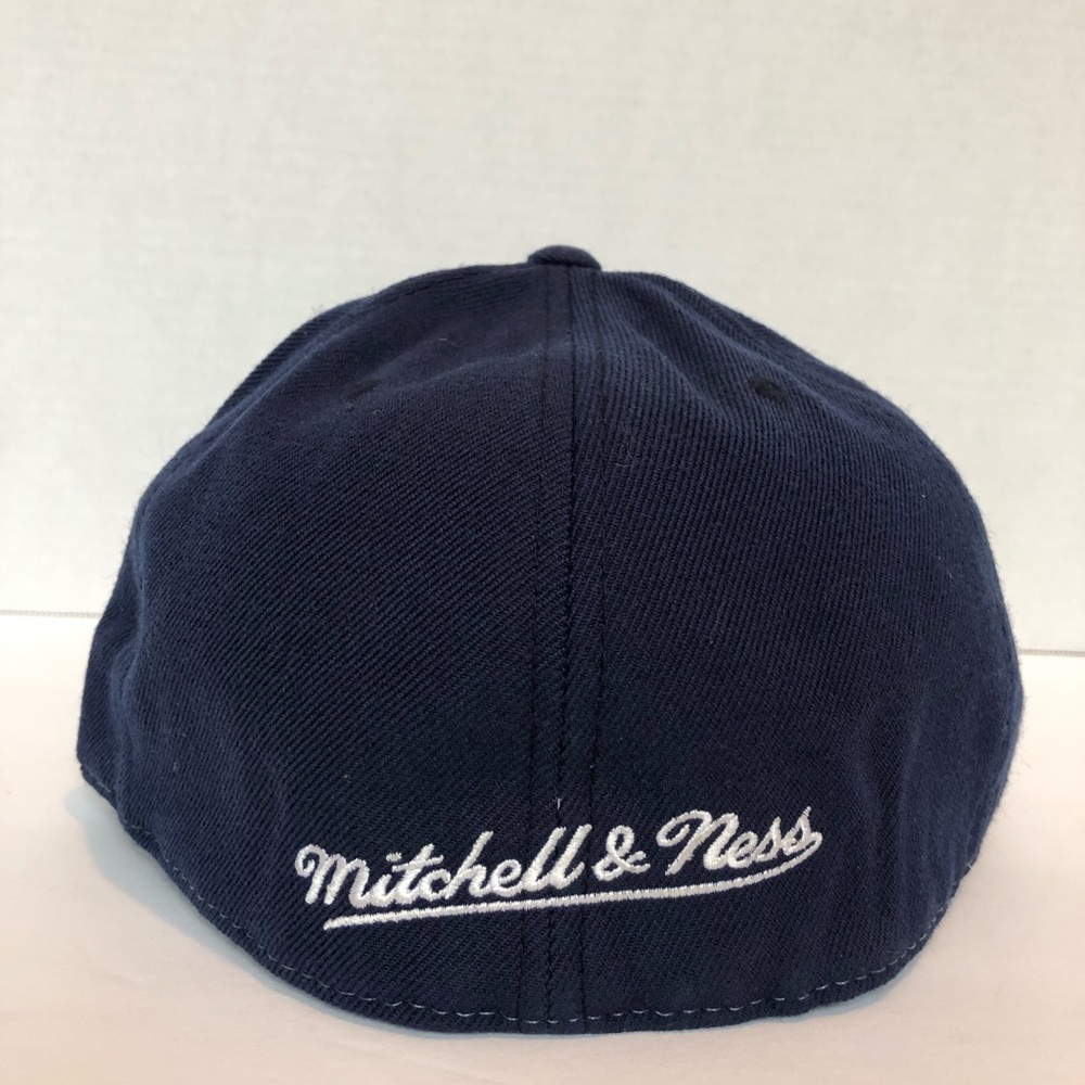 MITCHELL & NESS | BLUE MN SPLASH FITTED CAP |7 7/8 - Picture 2 of 8